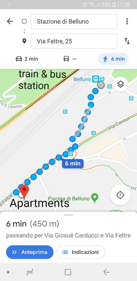 Dolomiti Suite Belluno Ngoại thất bức ảnh